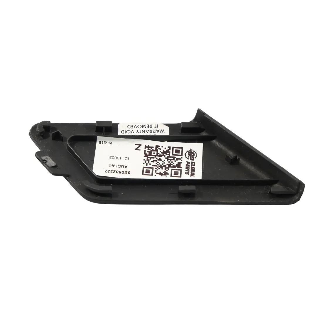 Audi A4 S4 8E Tapa Cubierta Marco Asiento Delantero Izquierdo Negro - SKU 8E0882327 - Número de pieza 8E0882327