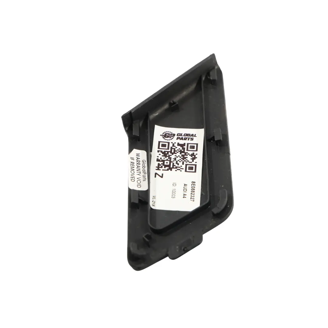 Sitzrahmen Abdeckung Kappe Vorne Links Seelenschwarz für Audi A4 S4 8E mit Teilenummer 8E0882327 Audi A4 S4 8E Sitzrahmen Abdeckung Kappe Vorne Links Seelenschwarz - SKU 8E0882327 - Teilenummer 8E0882327