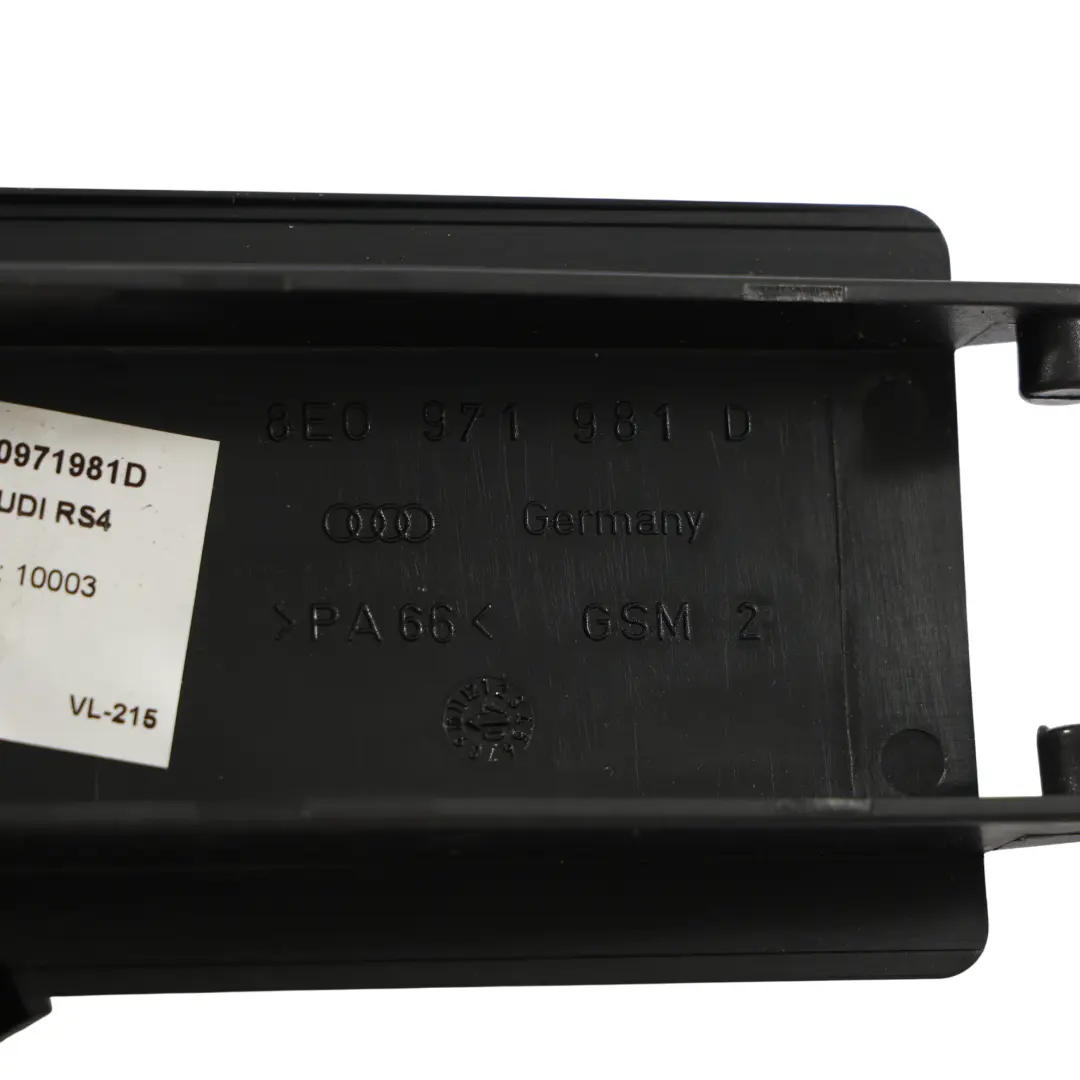 Audi A4 B7 Seat Exeo Soporte Tapa Conector Cableado Delantero - SKU 8E0971981D - Número de pieza 8E0971981D