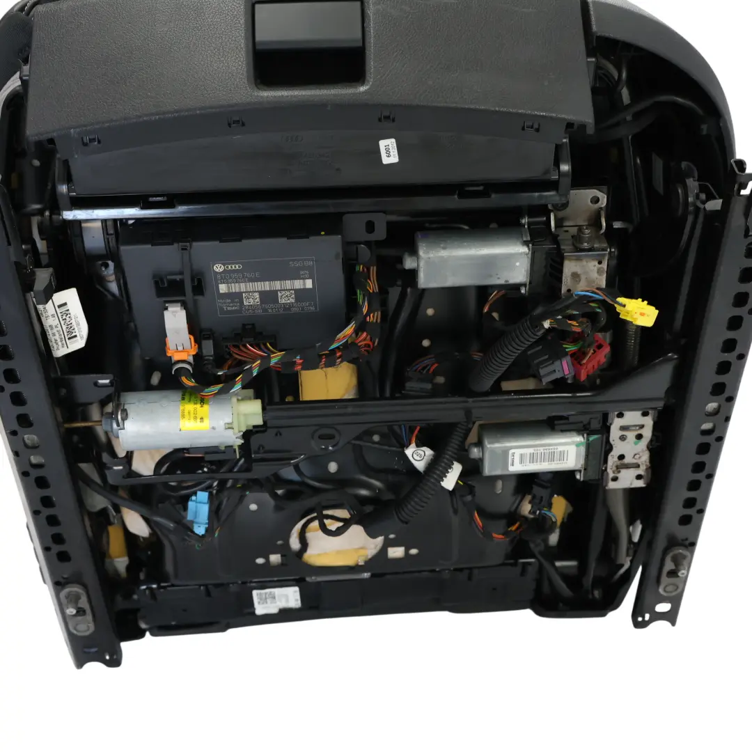 Audi S5 8T Cabrio Front Seat S-Line Heated Electric Leather Black Left N/S - SKU 8F0881805G-2 - Part number 8F0881805G