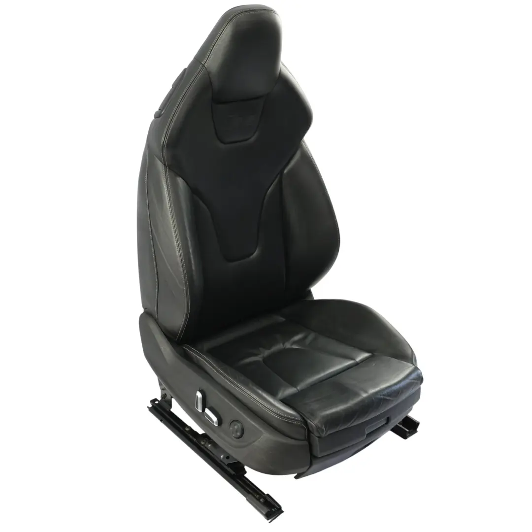 Audi S5 8T Cabrio Sedile Sportivo Anteriore Destro Riscaldato Pelle Nero - SKU 8F0881806G-2 - Numero di parte 8F0881806G