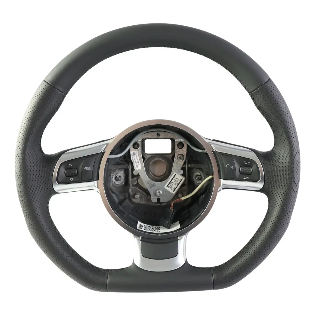 Audi TT 8J MK2 Volante Nuovo Pelle Nera Fondo Piatto - SKU 8J0419091B-4 - Numero di parte 8J0419091B