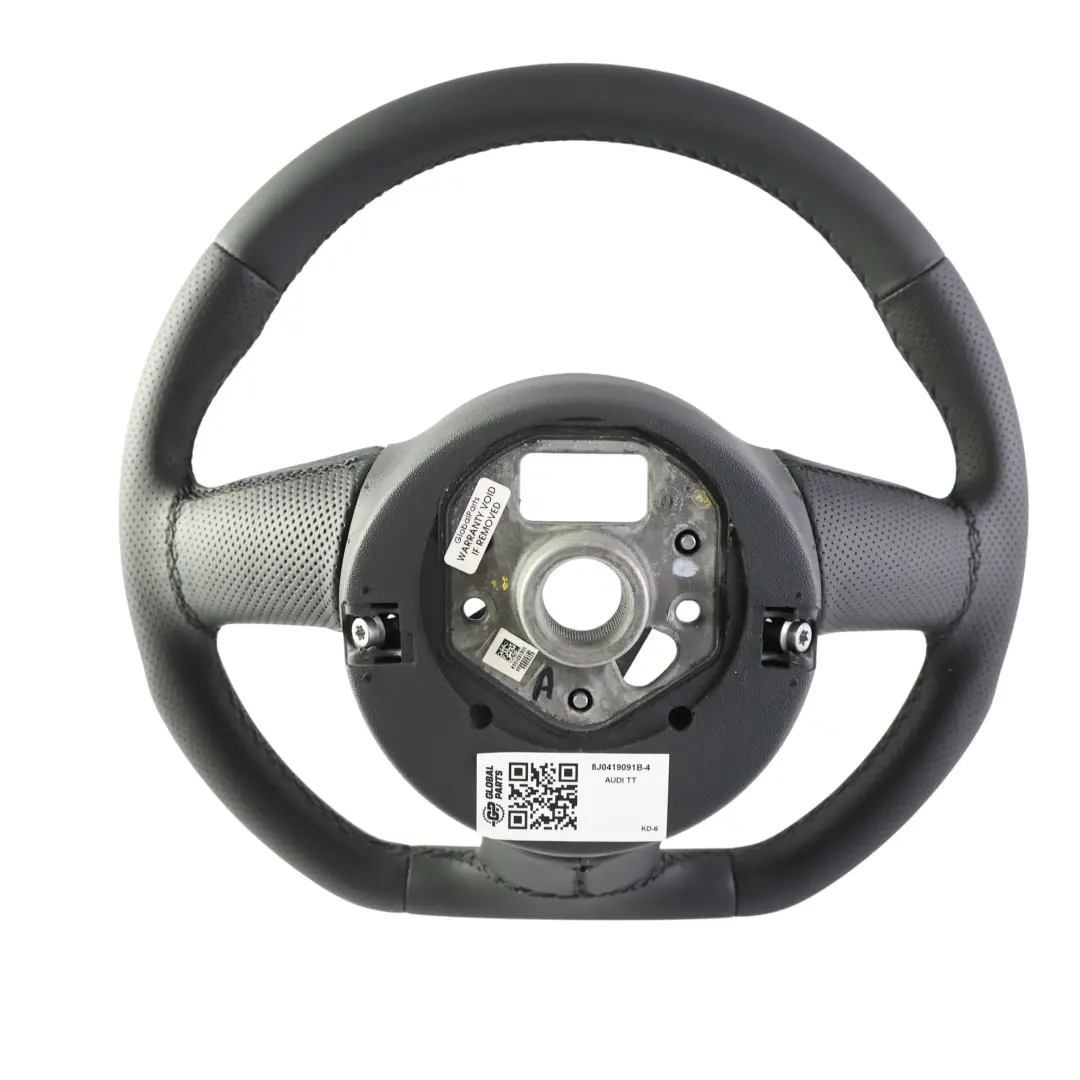 MK2 Lenkrad NEU Schwarz Leder Flacher Boden für Audi TT 8J mit Teilenummer 8J0419091B Audi TT 8J MK2 Lenkrad NEU Schwarz Leder Flacher Boden - SKU 8J0419091B-4 - Teilenummer 8J0419091B