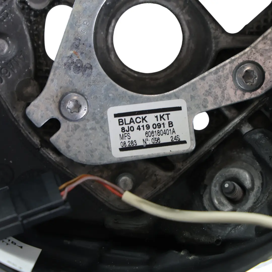 MK2 Volante Nuovo Pelle Nera Fondo Piatto per Audi TT 8J con numero di parte 8J0419091B Audi TT 8J MK2 Volante Nuovo Pelle Nera Fondo Piatto - SKU 8J0419091B-4 - Numero di parte 8J0419091B