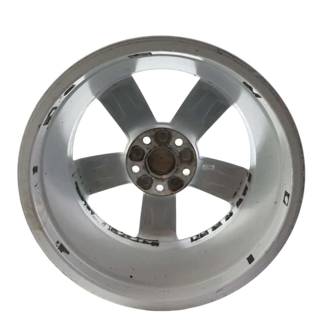 Llanta de aleación plateada Audi TT Mk2 8J 17" ET:47 8J Star Spoke para con número de pieza 8J0601025C Llanta de aleación plateada Audi TT Mk2 8J 17" ET:47 8J Star Spoke - SKU 8J0601025C-1 - Número de pieza 8J0601025C