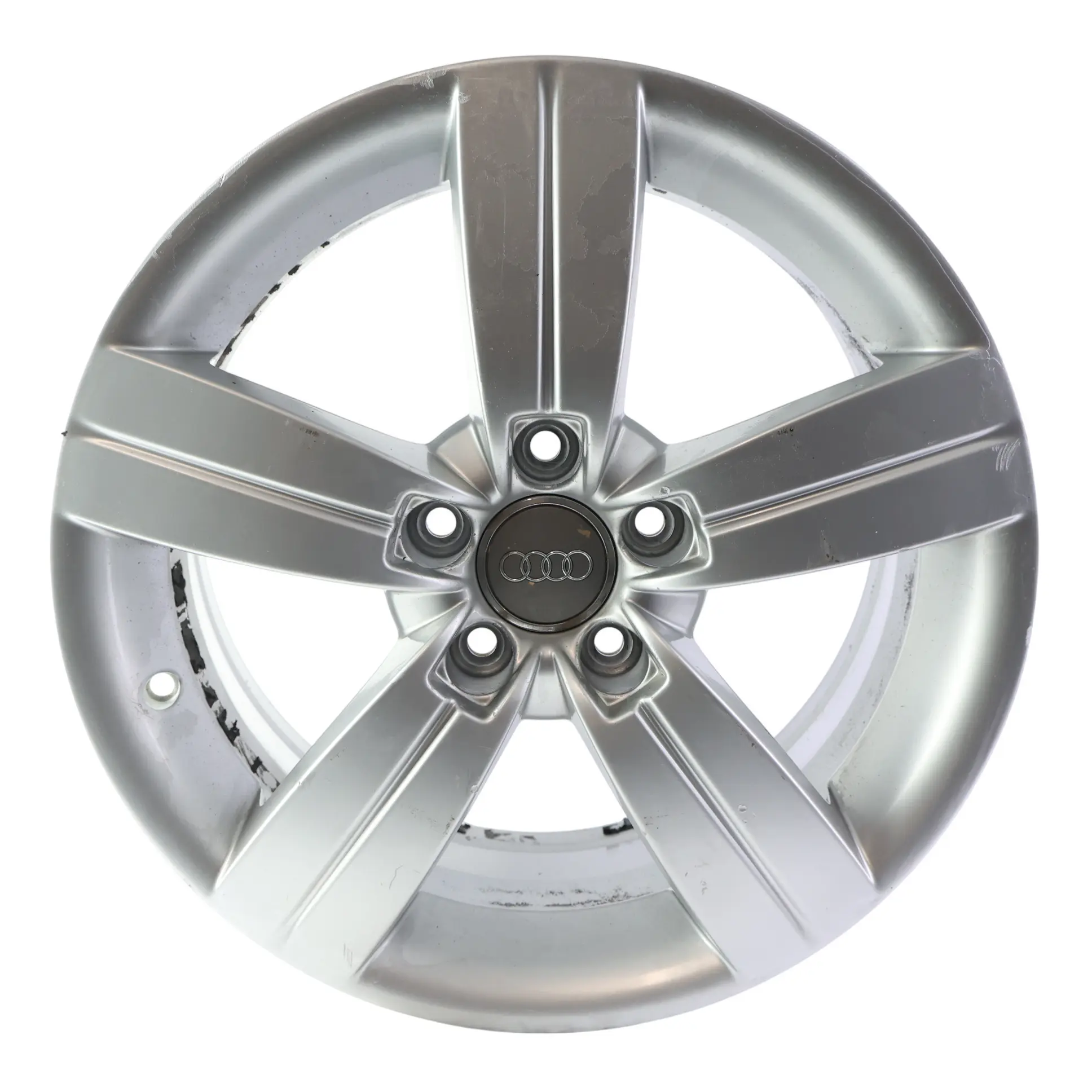 Audi TT 8J Wheel Rim Alloy Silver 17" ET:47 8J Star Spoke 8J0601025C