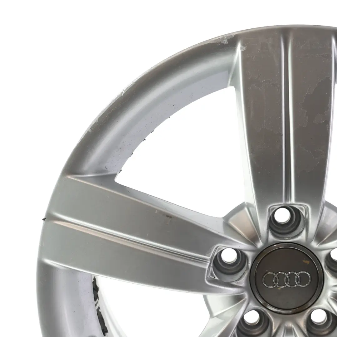  Llanta de aleación plateada Audi TT Mk2 8J 17" ET:47 8J Star Spoke - SKU 8J0601025C-2 - Número de pieza 8J0601025C
