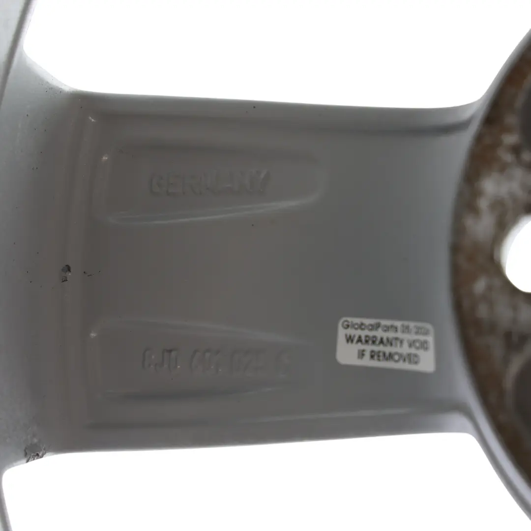Mk2 8J Silver Alloy Wheel Rim 17" ET:47 8J Star Spoke to Audi TT with Part number 8J0601025C Audi TT Mk2 8J Silver Alloy Wheel Rim 17" ET:47 8J Star Spoke - SKU 8J0601025C-3 - Part number 8J0601025C