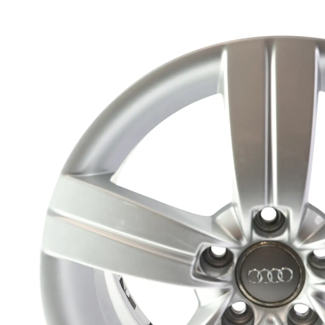 Audi TT Mk2 8J Silver Alloy Wheel Rim 17" ET:47 8J Star Spoke - SKU 8J0601025C-3 - Part number 8J0601025C