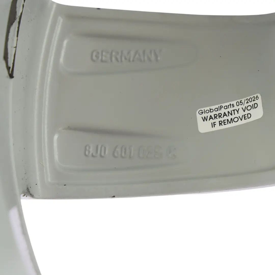 MK2 8J Llanta Aleación Plata 17" ET:47 8J Radios Estrella para Audi TT con número de pieza 8J0601025C Audi TT MK2 8J Llanta Aleación Plata 17" ET:47 8J Radios Estrella - SKU 8J0601025C-8 - Número de pieza 8J0601025C