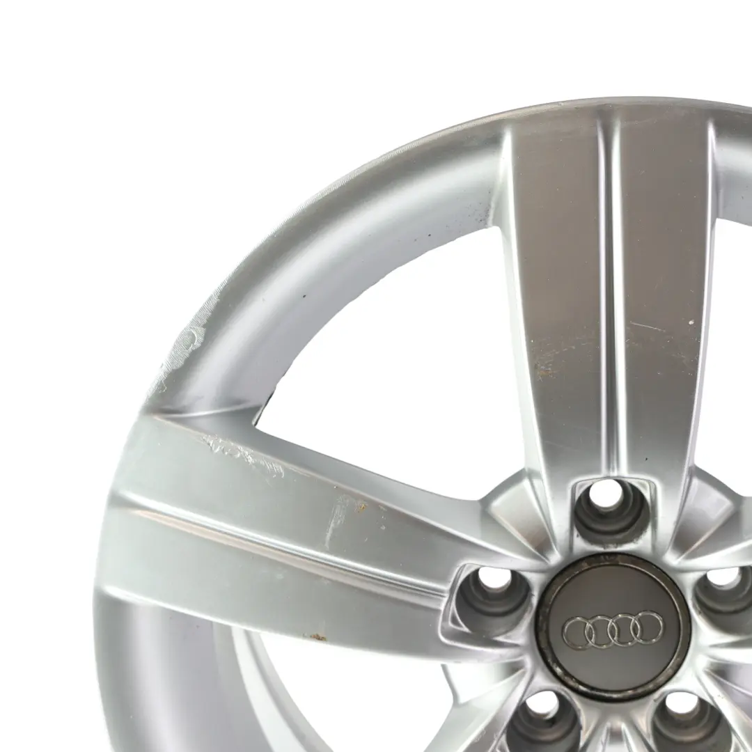 Audi TT MK2 8J Silber Alu Felge 17" ET:47 8J Stern Speiche - SKU 8J0601025C-8 - Teilenummer 8J0601025C
