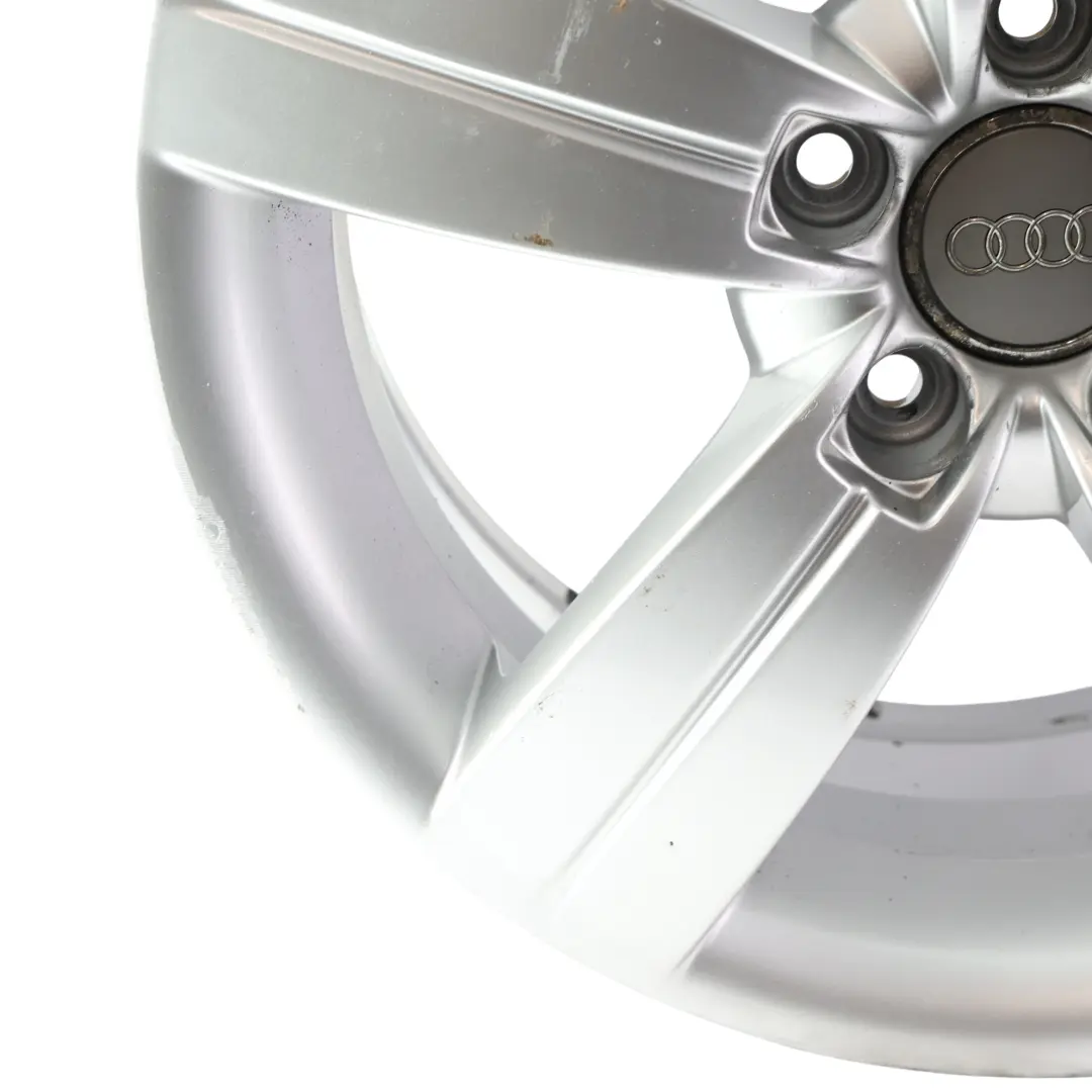 Audi TT Mk2 8J Silver Alloy Wheel Rim 17" ET:47 8J Star Spoke - SKU 8J0601025C-8 - Part number 8J0601025C