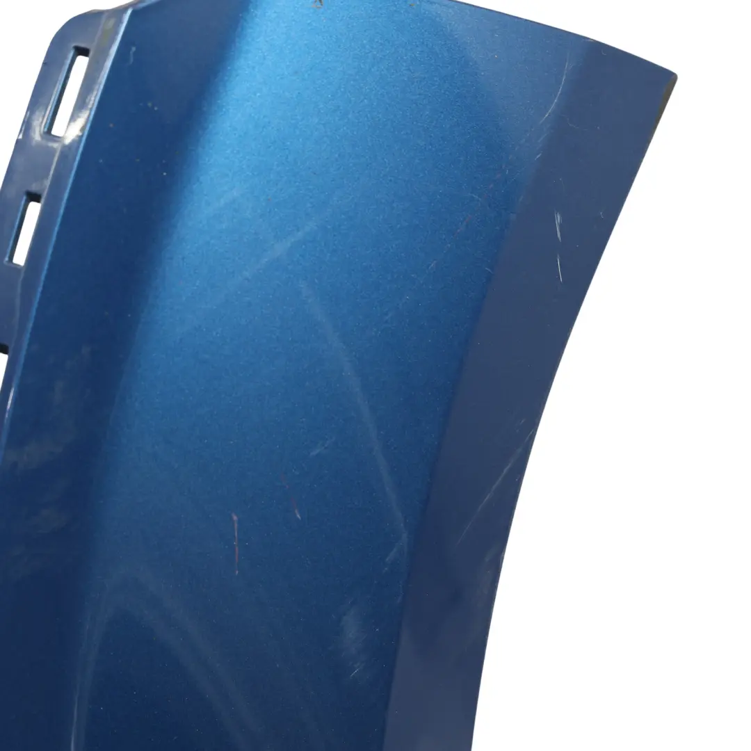 Audi TT 8J Rear Bumper Rear Trim Panel Covering Aruba Blue Pearl - X5V - SKU 8J0807303A-ARB - Part number 8J0807303A