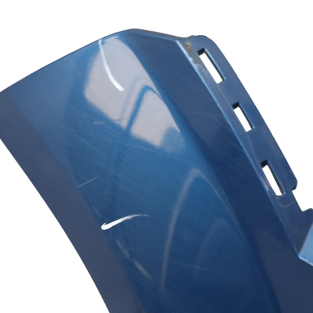 Bumper Rear Trim Panel Covering Aruba Blue Pearl - X5V to Audi TT 8J Rear with Part number 8J0807303A Audi TT 8J Rear Bumper Rear Trim Panel Covering Aruba Blue Pearl - X5V - SKU 8J0807303A-ARB - Part number 8J0807303A