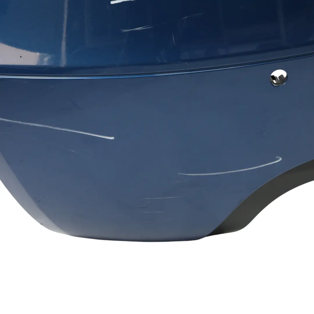 Bumper Rear Trim Panel Covering Aruba Blue Pearl - X5V to Audi TT 8J Rear with Part number 8J0807303A Audi TT 8J Rear Bumper Rear Trim Panel Covering Aruba Blue Pearl - X5V - SKU 8J0807303A-ARB - Part number 8J0807303A