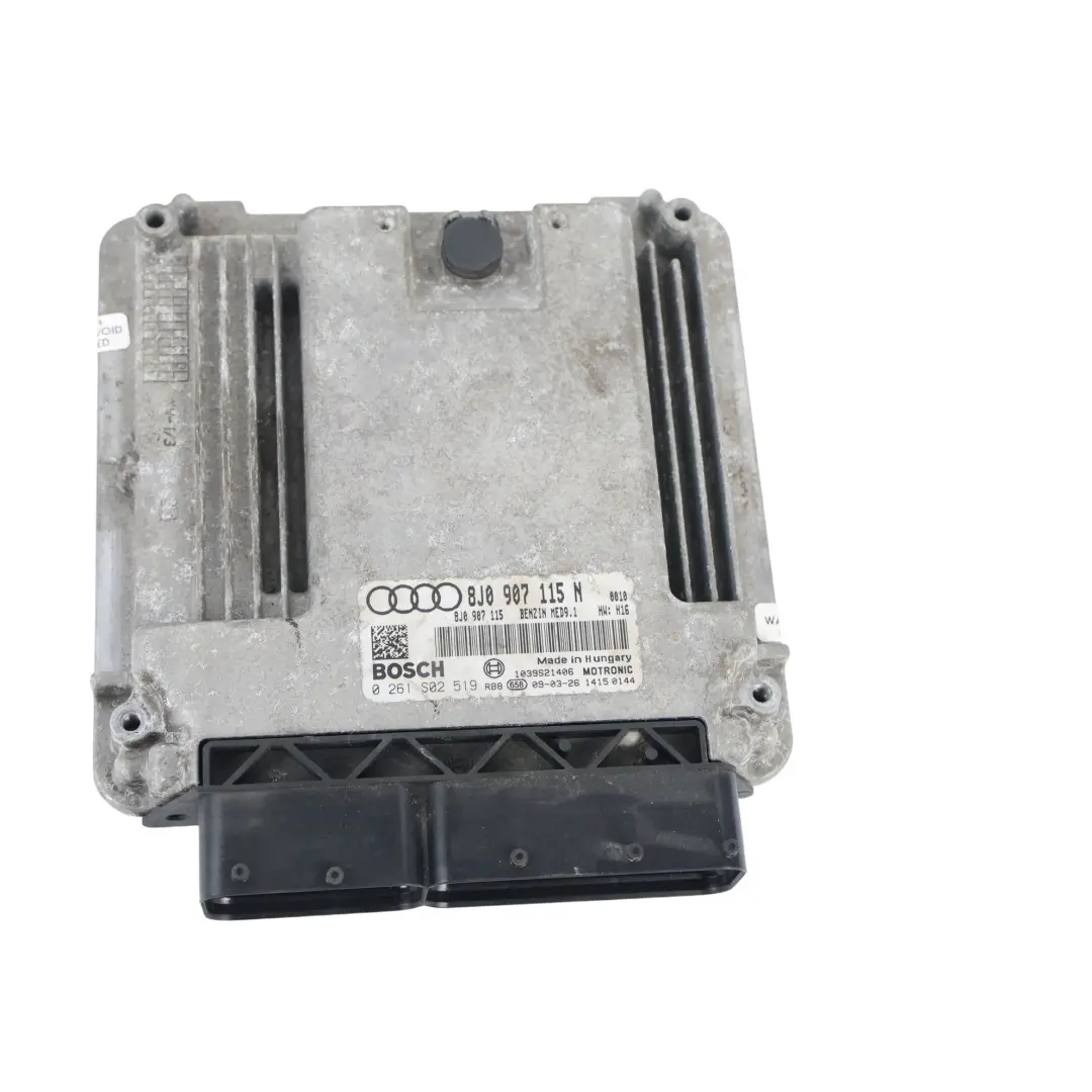 Audi TT 8J Kit ECU Motore Accensione + Chiave 2.0 TFSI BWA 200HP Auto - SKU 8J0907115N-3 - Numero di parte 8J0907115N