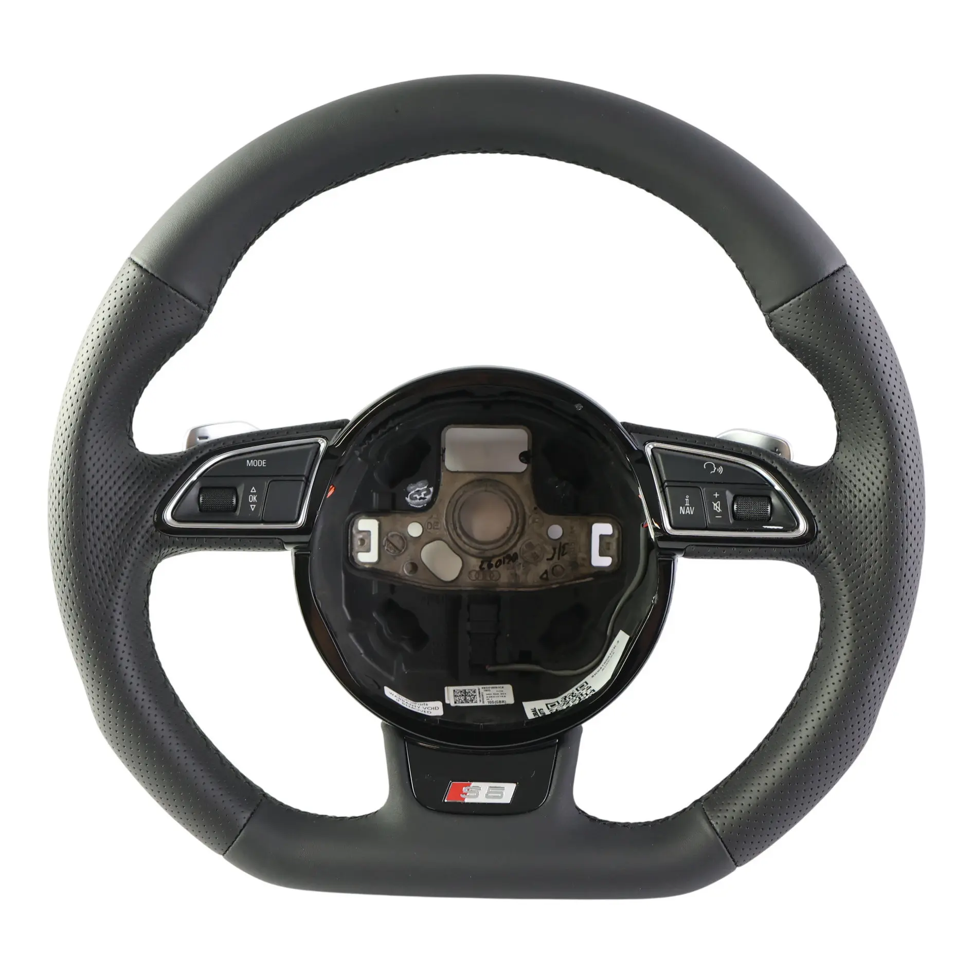 Audi A5 S5 8T Volant NEUF Cuir Palettes Vitesses Fond Plat 8K0419091CK