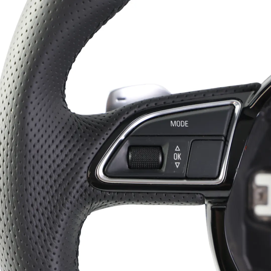 Steering Wheel NEW Leather Paddle Shift Flat Bottom to Audi A5 S5 8T with Part number 8K0419091CK Audi A5 S5 8T Steering Wheel NEW Leather Paddle Shift Flat Bottom - SKU 8K0419091CK-2 - Part number 8K0419091CK