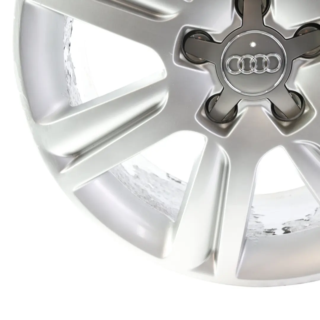 Audi A4 B8 Silver Wheel Alloy Rim 17" ET:45 7,5J - SKU 8K0601025B-3 - Part number 8K0601025B