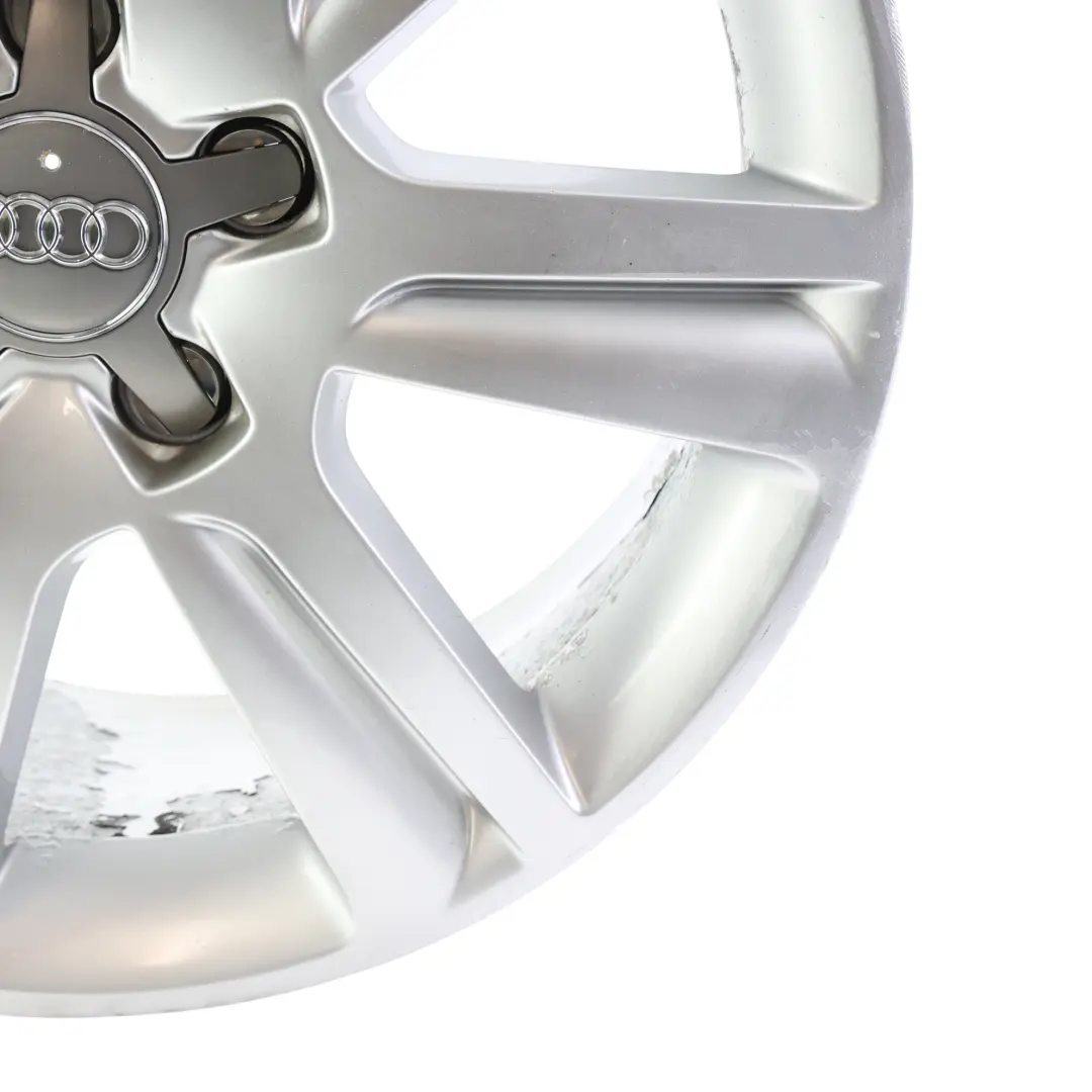 Audi A4 B8 Silver Wheel Alloy Rim 17" ET:45 7,5J - SKU 8K0601025B-3 - Part number 8K0601025B