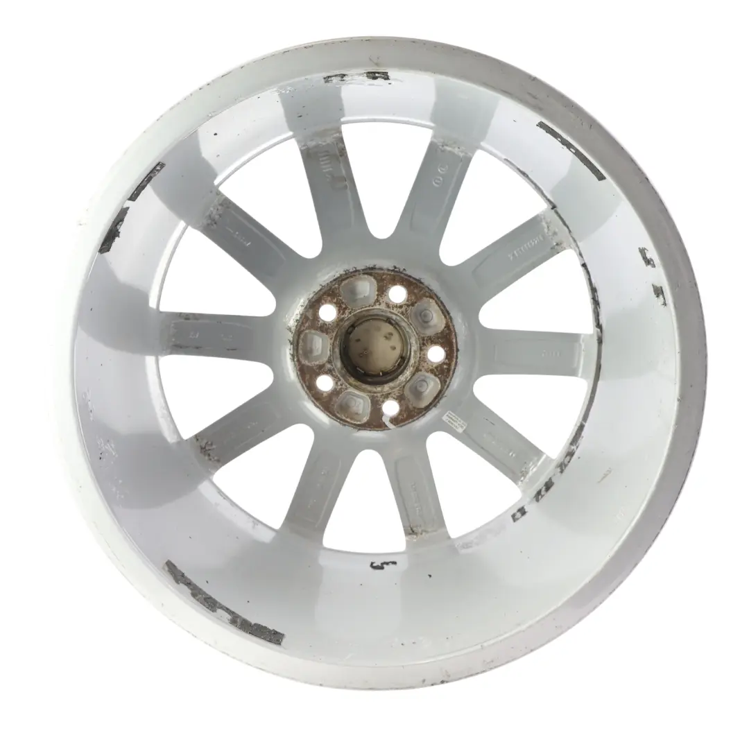 Audi A4 B8 8K Silver Wheel Alloy Rim 18" 8J ET:47 10-Spoke - SKU 8K0601025CB-2 - Part number 8K0601025CB