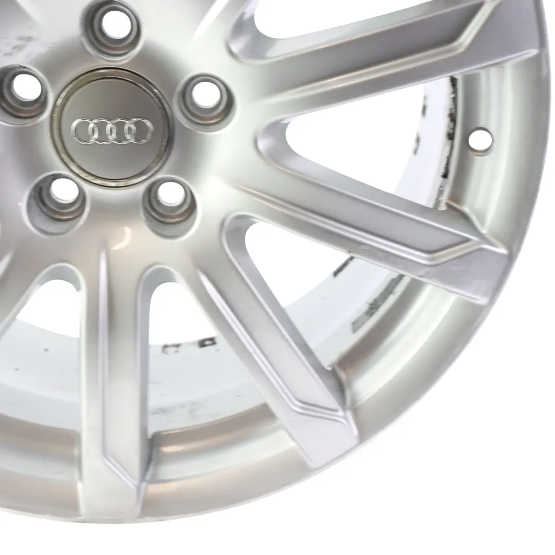8K Silver Wheel Alloy Rim 18" 8J ET:47 10-Spoke to Audi A4 B8 with Part number 8K0601025CB Audi A4 B8 8K Silver Wheel Alloy Rim 18" 8J ET:47 10-Spoke - SKU 8K0601025CB-2 - Part number 8K0601025CB