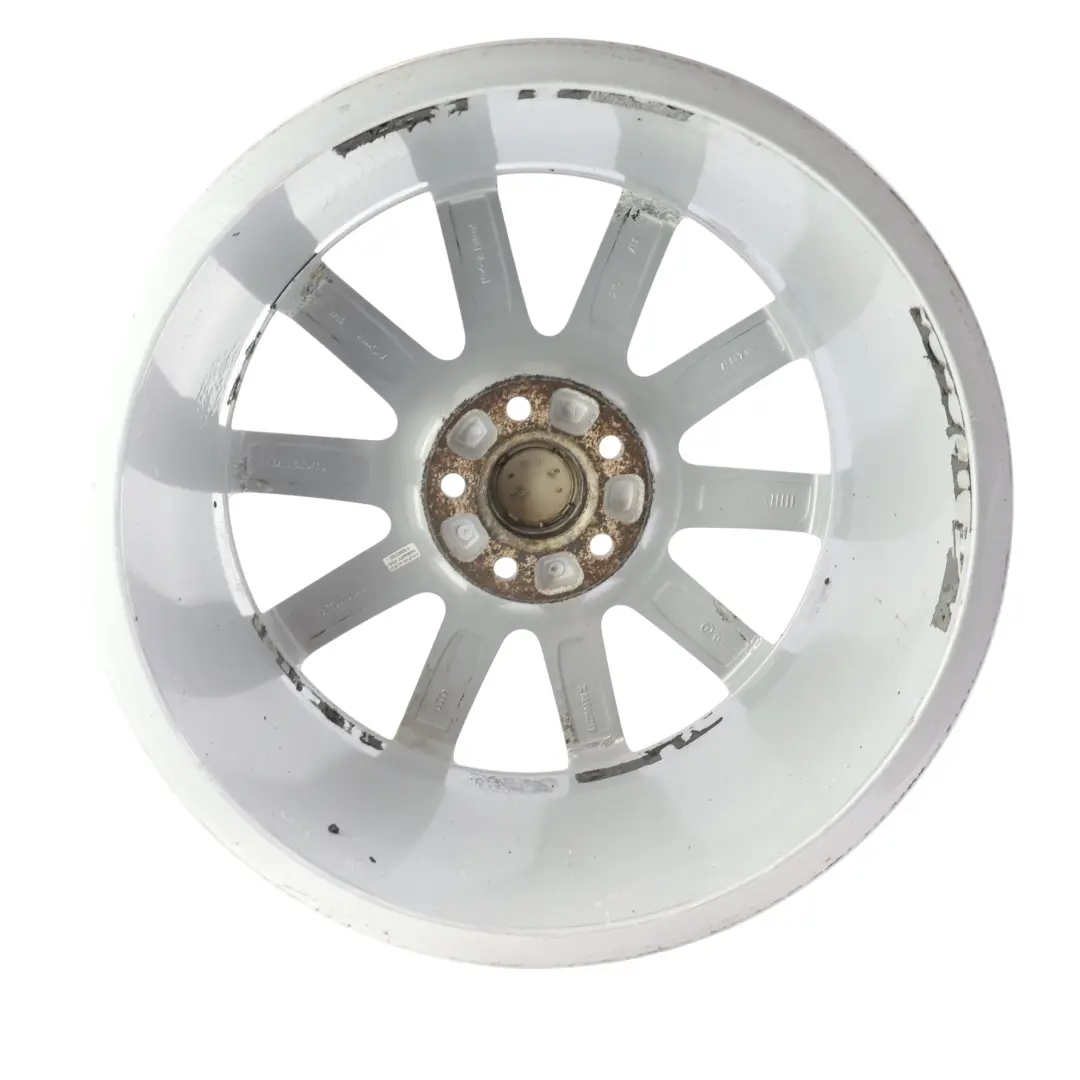 Audi A4 B8 8K Silver Wheel Alloy Rim 18" 8J ET:47 10-Spoke - SKU 8K0601025CB-3 - Part number 8K0601025CB