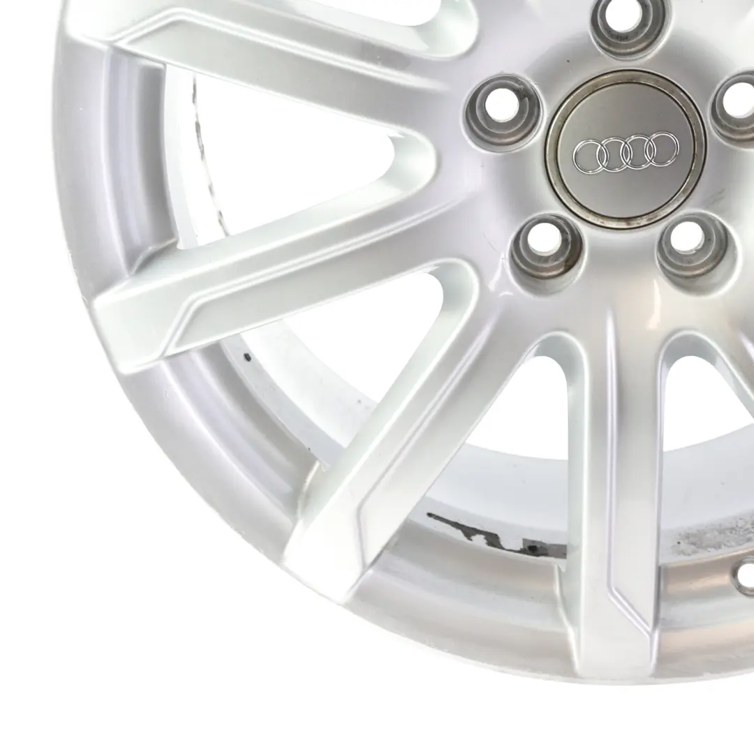 8K Silver Wheel Alloy Rim 18" 8J ET:47 10-Spoke to Audi A4 B8 with Part number 8K0601025CB Audi A4 B8 8K Silver Wheel Alloy Rim 18" 8J ET:47 10-Spoke - SKU 8K0601025CB-3 - Part number 8K0601025CB