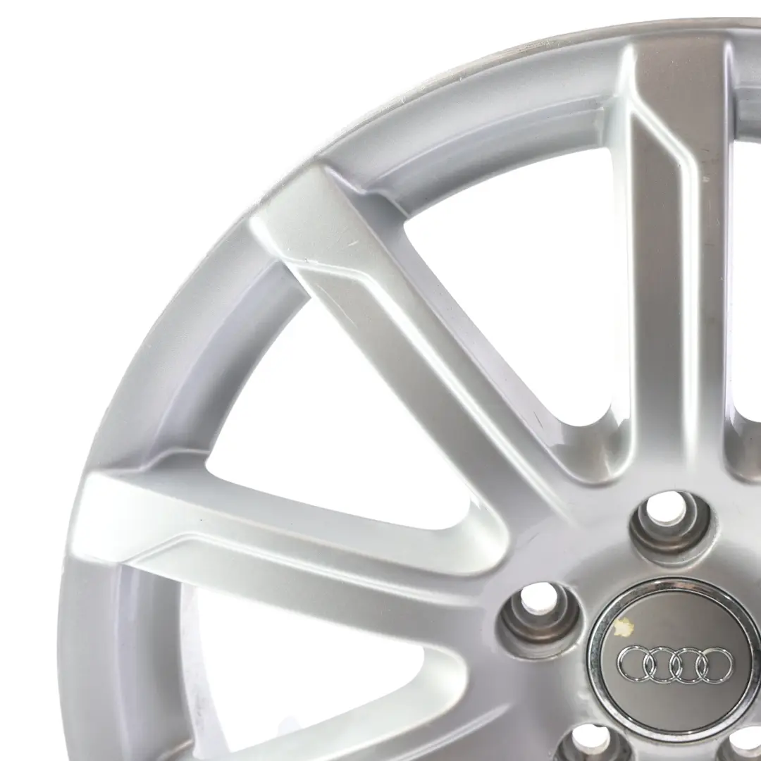 Audi A4 B8 8K Silver Wheel Alloy Rim 18" 8J ET:47 10-Spoke - SKU 8K0601025CB-4 - Part number 8K0601025CB