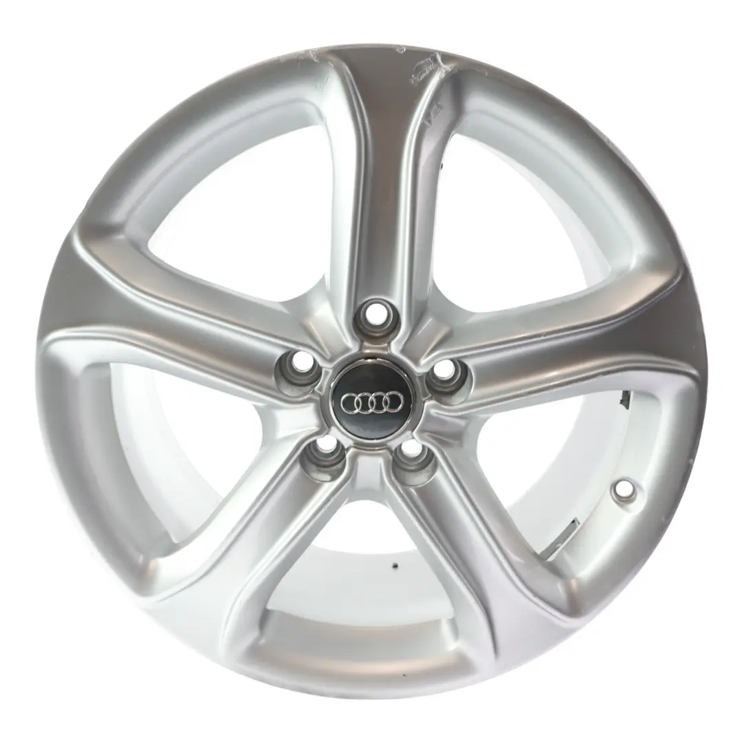 8K Silver Wheel Alloy Rim 17" ET:45 7,5J Star Spoke to Audi A4 B8 with Part number 8K0601025CE Audi A4 B8 8K Silver Wheel Alloy Rim 17" ET:45 7,5J Star Spoke - SKU 8K0601025CE-1 - Part number 8K0601025CE