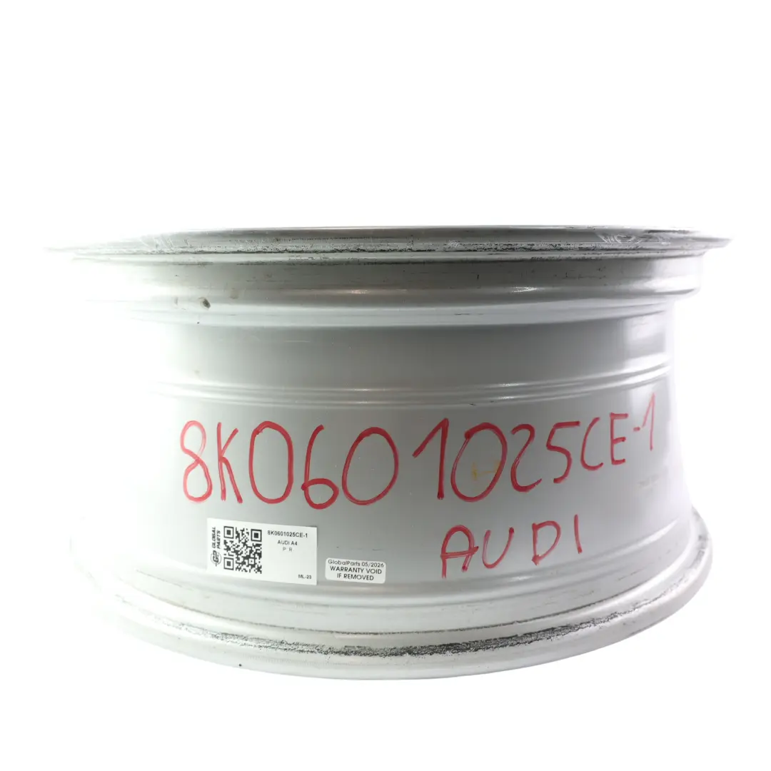Audi A4 B8 8K Silberne Leichtmetallfelge 17" ET:45 7,5J Sternspeiche - SKU 8K0601025CE-1 - Teilenummer 8K0601025CE