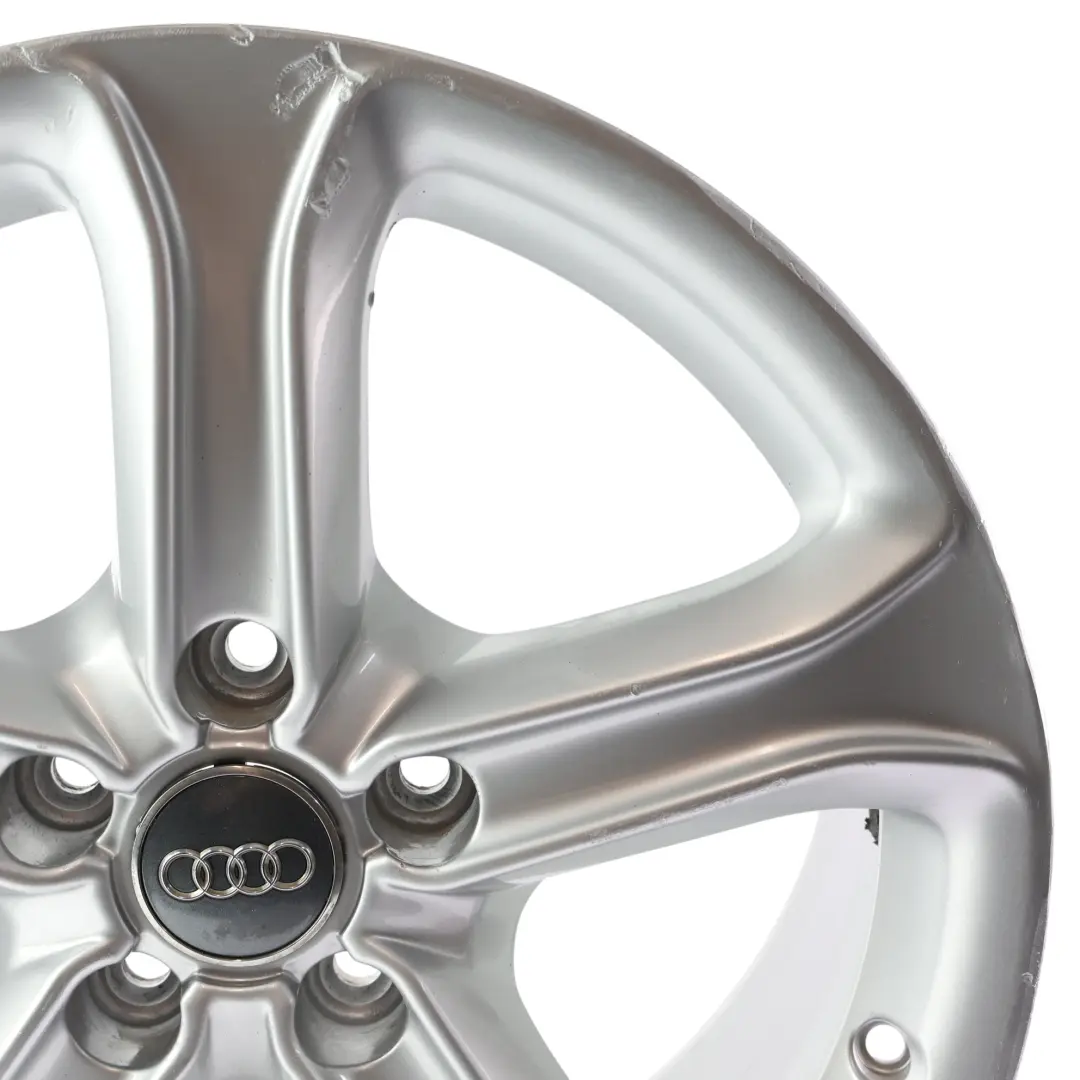 8K Silver Wheel Alloy Rim 17" ET:45 7,5J Star Spoke to Audi A4 B8 with Part number 8K0601025CE Audi A4 B8 8K Silver Wheel Alloy Rim 17" ET:45 7,5J Star Spoke - SKU 8K0601025CE-1 - Part number 8K0601025CE