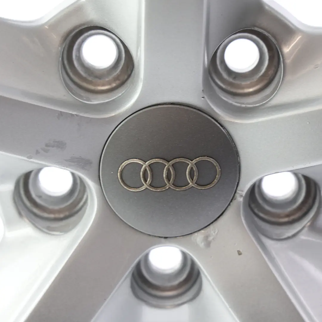 8K Silver Wheel Alloy Rim 18" ET:47 8J Star Spoke to Audi A4 B8 with Part number 8K0601025Q Audi A4 B8 8K Silver Wheel Alloy Rim 18" ET:47 8J Star Spoke - SKU 8K0601025Q-1 - Part number 8K0601025Q