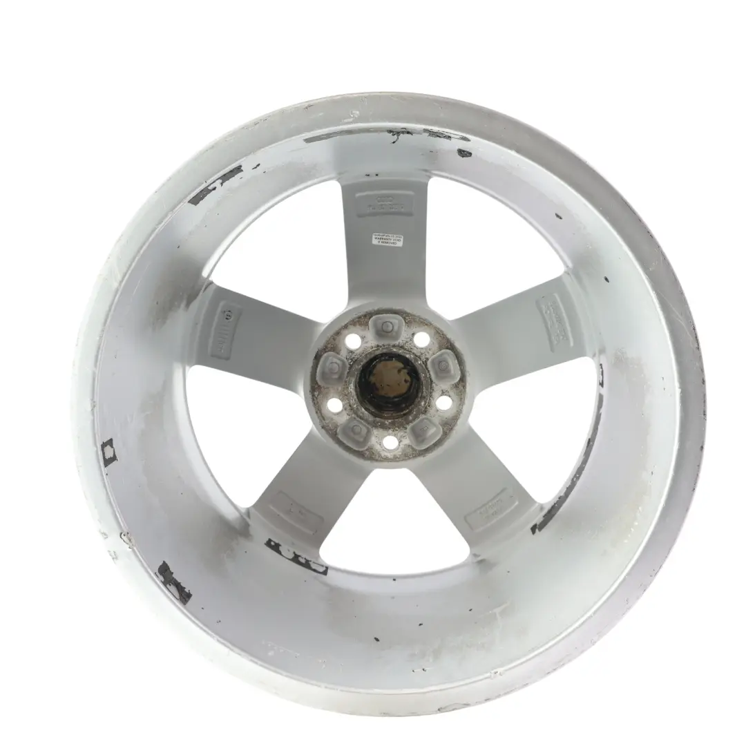8K Silver Wheel Alloy Rim 18" ET:47 8J Star Spoke to Audi A4 B8 with Part number 8K0601025Q Audi A4 B8 8K Silver Wheel Alloy Rim 18" ET:47 8J Star Spoke - SKU 8K0601025Q-3 - Part number 8K0601025Q