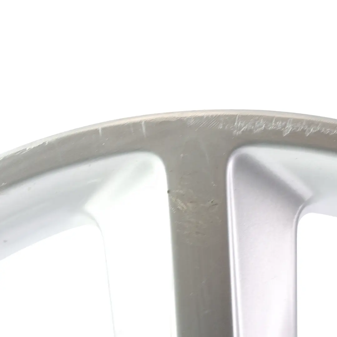 Audi A4 B8 8K Silver Wheel Alloy Rim 18" ET:47 8J Star Spoke - SKU 8K0601025Q-3 - Part number 8K0601025Q