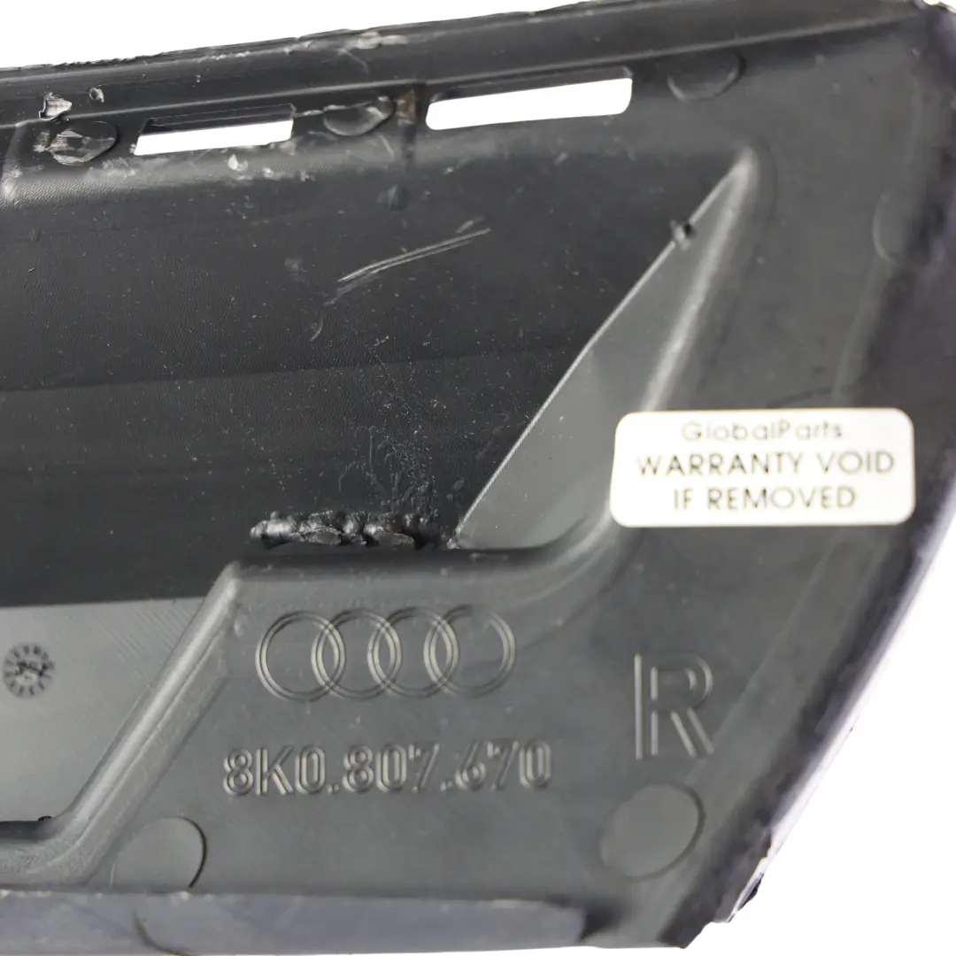 Audi RS4 B8 Soporte Montaje Faro Antiniebla Delantero Derecho - SKU 8K0807670 - Número de pieza 8K0807670