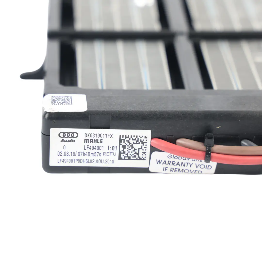 Audi A4 S4 8K A5 8T Elektrische Zusatzheizung Matrix Element - SKU 8K0819011C - Teilenummer 8K0819011C