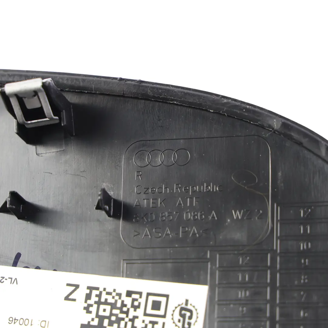Audi A4 A5 B8 Osłona Deski Rozdzielczej Prawa - SKU 8K0857086A - Numer Części 8K0857086A