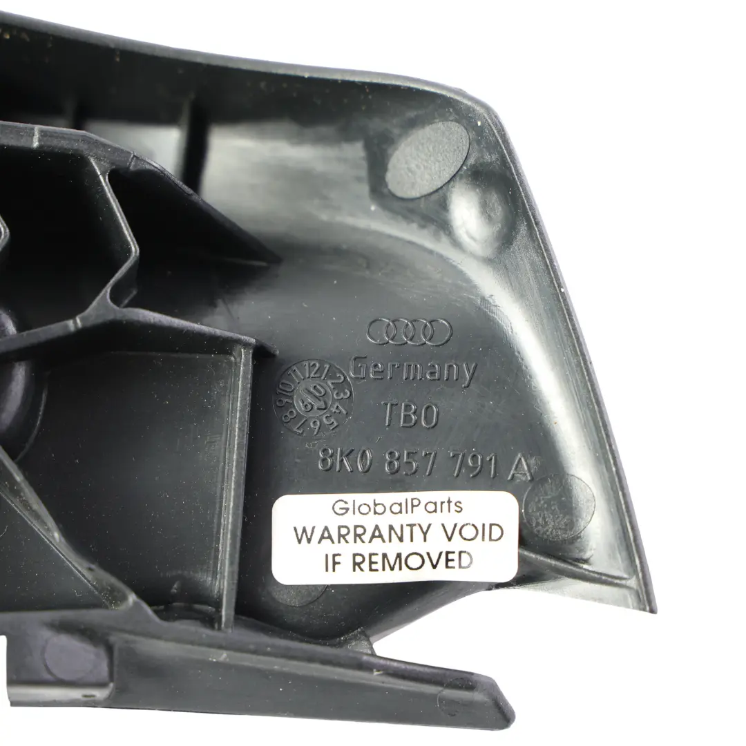 Gurtführung Verkleidung Hinten Links für Audi A4 B8 Avant mit Teilenummer 8K0857791A Audi A4 B8 Avant Gurtführung Verkleidung Hinten Links - SKU 8K0857791A - Teilenummer 8K0857791A