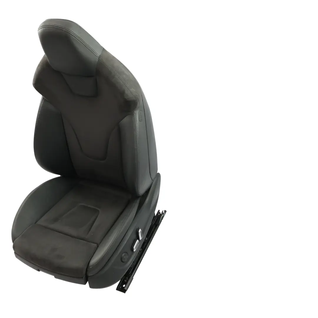 Fotel Sportowy Przedni Lewy S-Line Alcantara Skóra Czarna do Audi RS4 B8 o numerze 8K0881805CK Audi RS4 B8 Fotel Sportowy Przedni Lewy S-Line Alcantara Skóra Czarna - SKU 8K0881805CK-1 - Numer Części 8K0881805CK