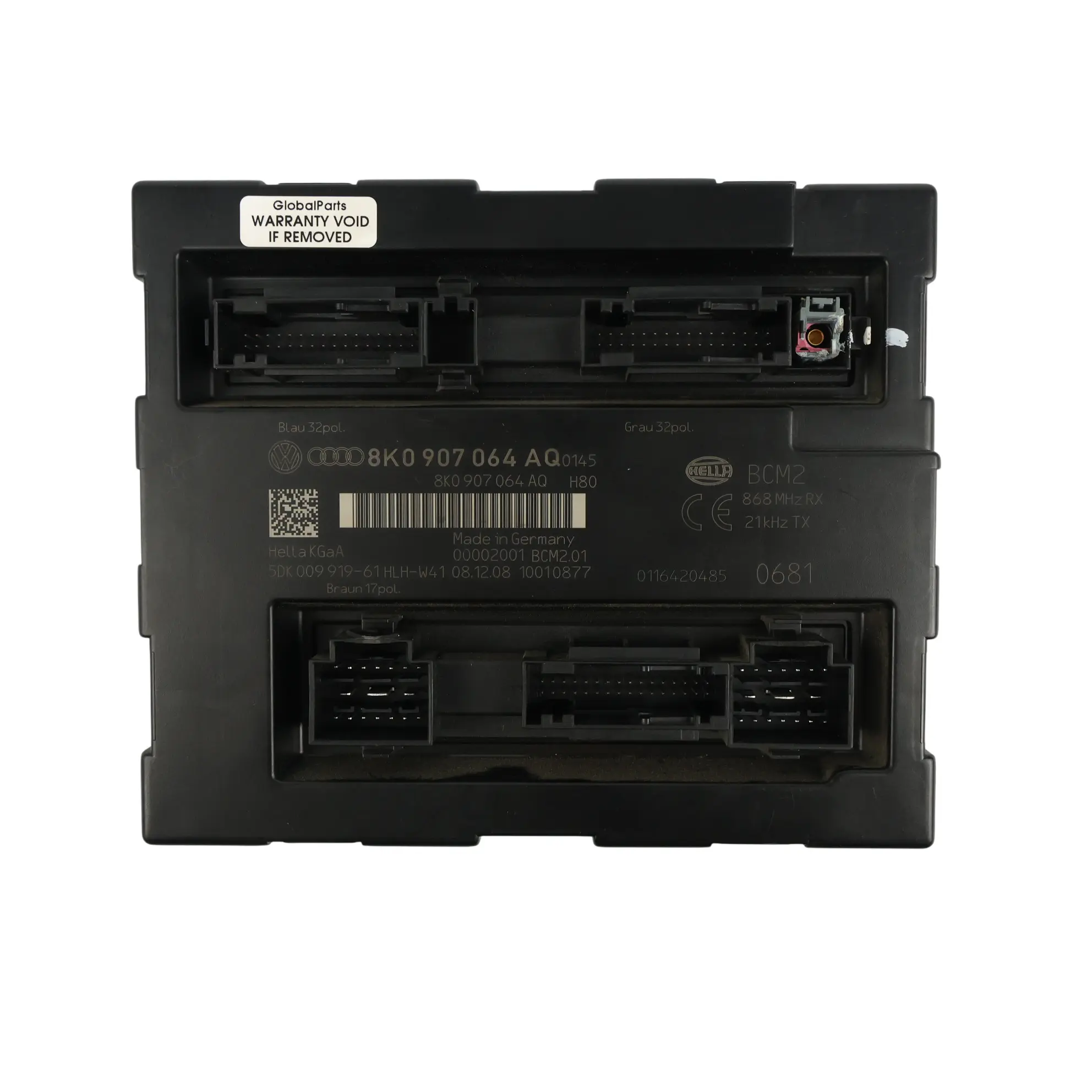 Audi A4 B8 A5 8T Q5 8R Moduł Komfortu BCM ECU 8K0907064AQ