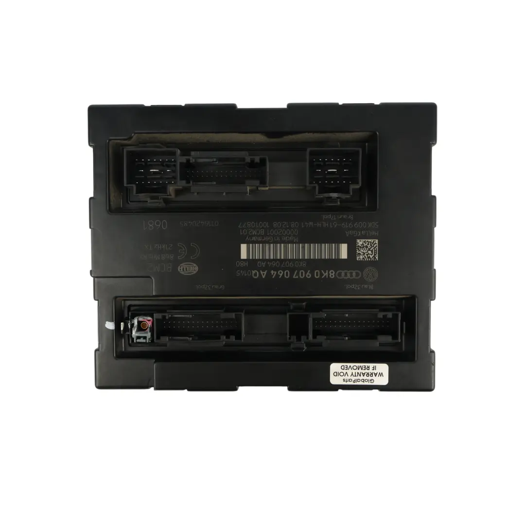 Body Control Comfort Module BCM ECU to Audi A4 B8 A5 8T Q5 8R with Part number 8K0907064AQ Audi A4 B8 A5 8T Q5 8R Body Control Comfort Module BCM ECU - SKU 8K0907064AQ - Part number 8K0907064AQ