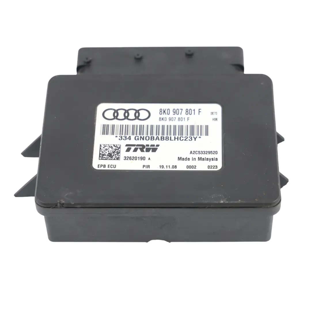 Audi A4 B8 S5 8T Parkbremse Steuergerät Elektrisch Modul - SKU 8K0907801F-1 - Teilenummer 8K0907801F