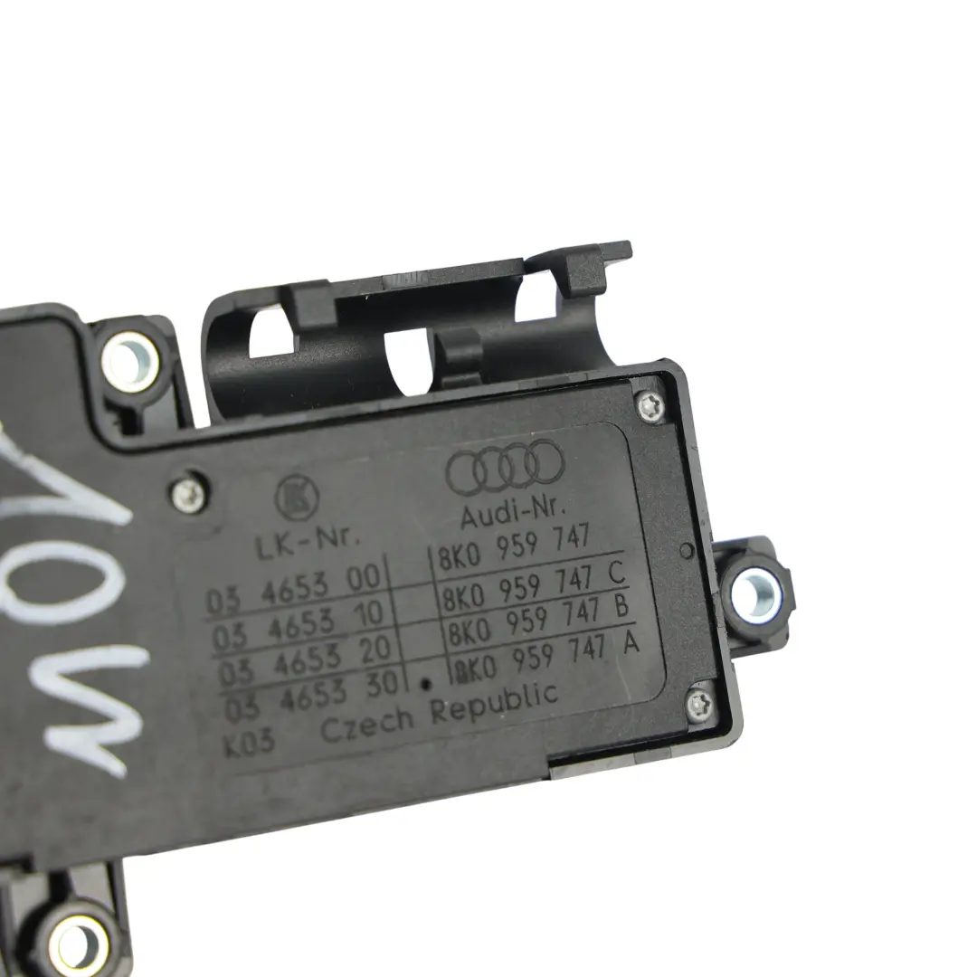Audi A5 8T Interruptor Regulación Asiento Delantero Izquierdo - SKU 8K0959747A - Número de pieza 8K0959747A