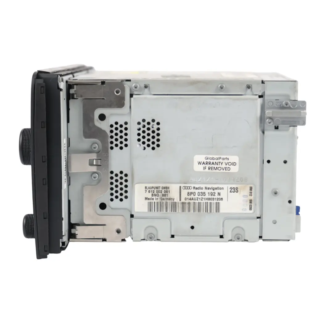 Radio Navigation Sat Nav Steuergerät für Audi A3 8P mit Teilenummer 8P0035192N Audi A3 8P Radio Navigation Sat Nav Steuergerät - SKU 8P0035192N - Teilenummer 8P0035192N