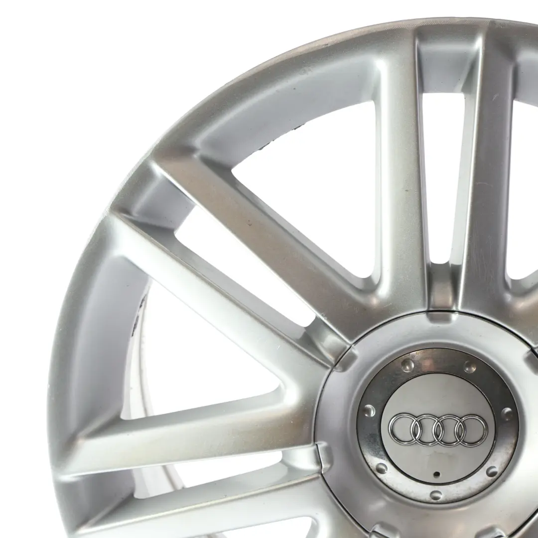 Alloy Rim Silver 18" 7,5J ET:56 7 Double Spoke to Audi A3 S3 8P Wheel with Part number 8P0601025AJ Audi A3 S3 8P Wheel Alloy Rim Silver 18" 7,5J ET:56 7 Double Spoke - SKU 8P0601025AJ-3 - Part number 8P0601025AJ