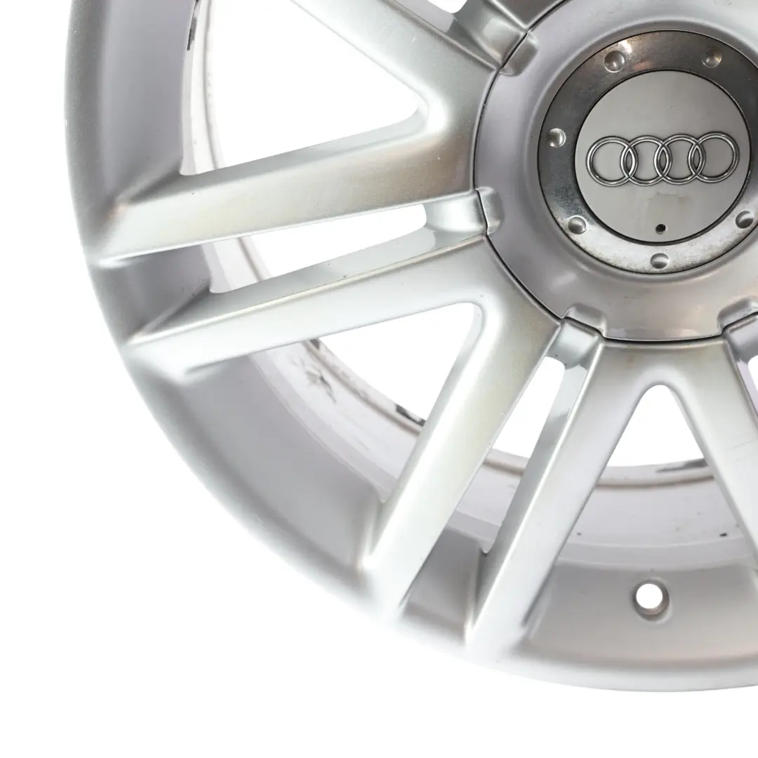 Alloy Rim Silver 18" 7,5J ET:56 7 Double Spoke to Audi A3 S3 8P Wheel with Part number 8P0601025AJ Audi A3 S3 8P Wheel Alloy Rim Silver 18" 7,5J ET:56 7 Double Spoke - SKU 8P0601025AJ-3 - Part number 8P0601025AJ