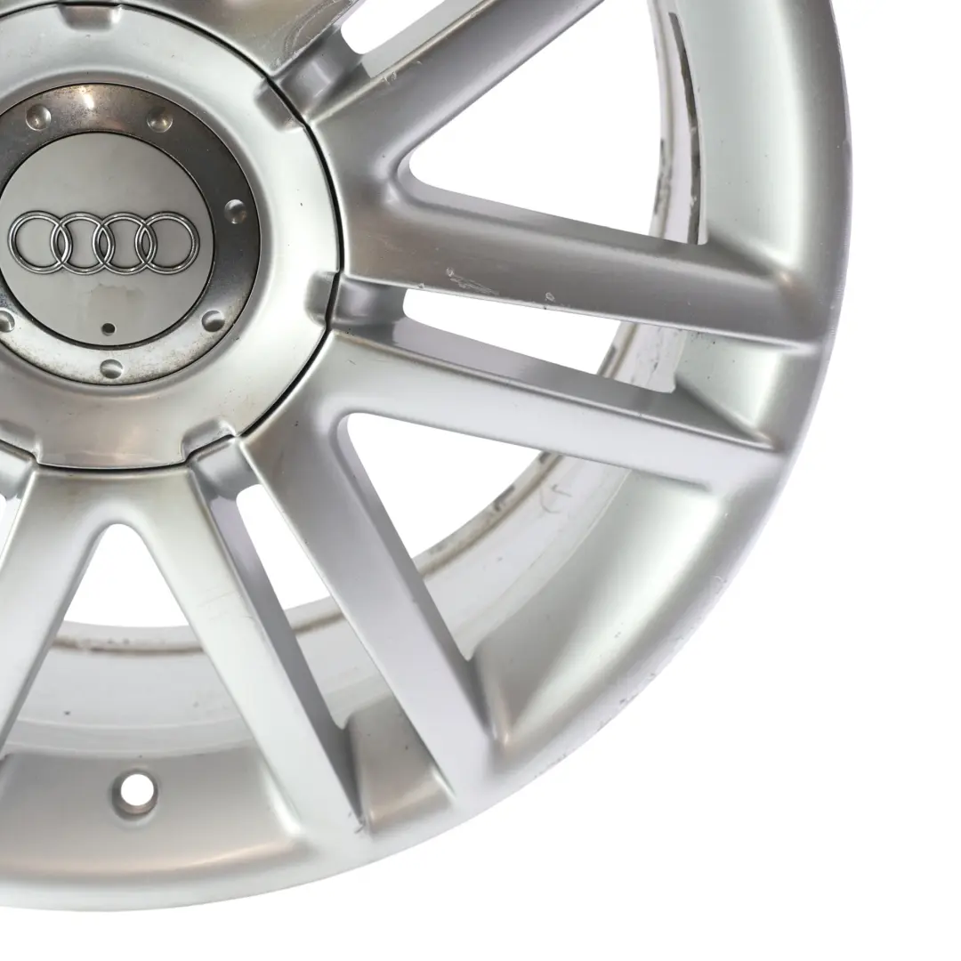 Alloy Rim Silver 18" 7,5J ET:56 7 Double Spoke to Audi A3 S3 8P Wheel with Part number 8P0601025AJ Audi A3 S3 8P Wheel Alloy Rim Silver 18" 7,5J ET:56 7 Double Spoke - SKU 8P0601025AJ-3 - Part number 8P0601025AJ