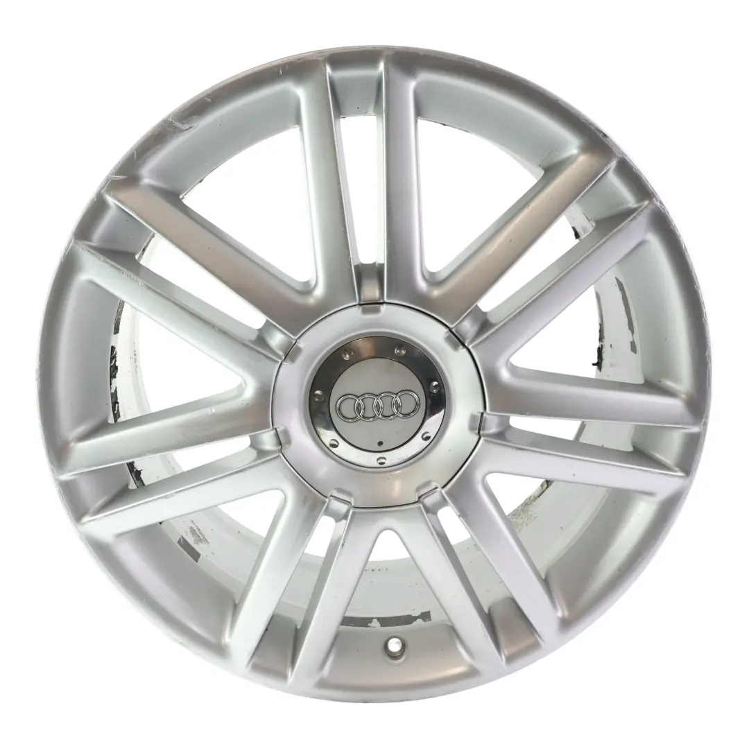 Audi A3 S3 8P Wheel Alloy Rim Silver 18" 7,5J ET:56 7 Double Spoke - SKU 8P0601025AJ-4 - Part number 8P0601025AJ