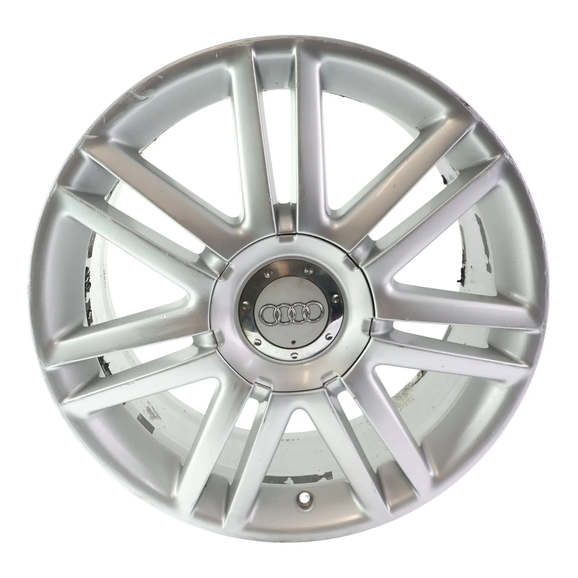 Audi A3 S3 8P Wheel Alloy Rim Silver 18" 7,5J ET:56 7 Double Spoke 8P0601025AJ